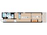 リーブルファイン本城町 1LDKの間取り