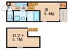 アルエット大曽根 1Kの間取り