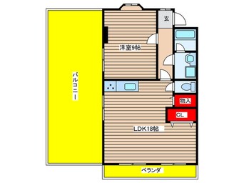 間取図 サンハイツ沢