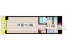 ＷＥＬＬコ－ト山手 1Kの間取り