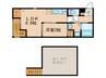 Grandtic Preston Morishita 1LDKの間取り