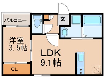 間取図 Regalest Preston Morishita