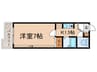 パティオⅡ 1Kの間取り