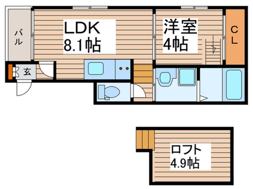 間取図 チェリーブロッサム新瑞橋