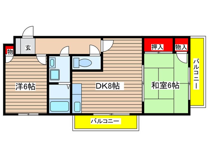 間取り図 ロイヤルﾊｲﾂ平針