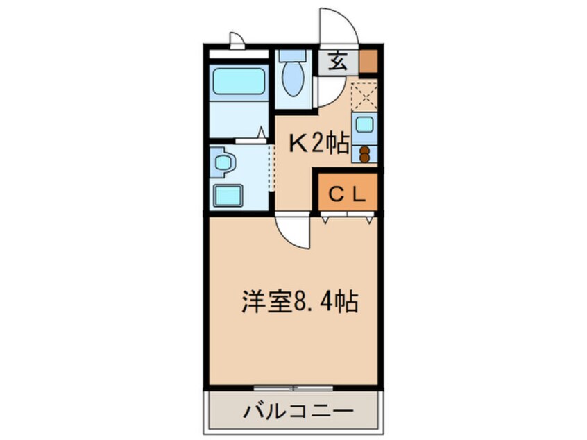 間取図 アンプルール　ブワ　ＲｅｖｅⅠ