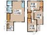 膳棚町戸建A棟 3LDKの間取り