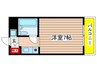 メゾン　ド　リリーク 1Rの間取り
