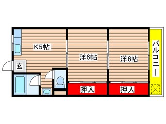 間取図 グリーンコーポラス