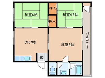 間取図 石刀マンション