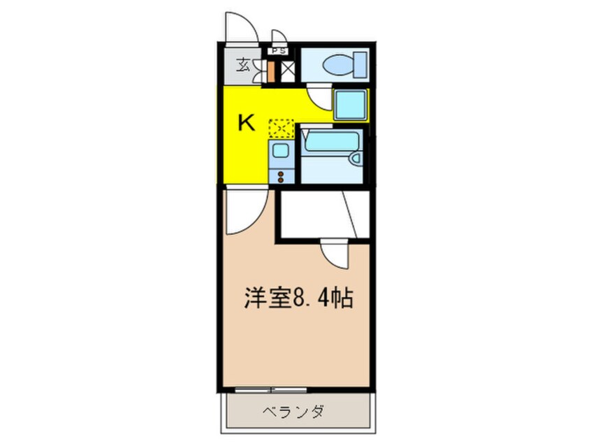 間取図 レオパレスＫ