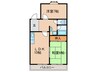 プリミエール鳥居松 2LDKの間取り