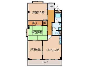 間取図 リバティーヒル乗鞍