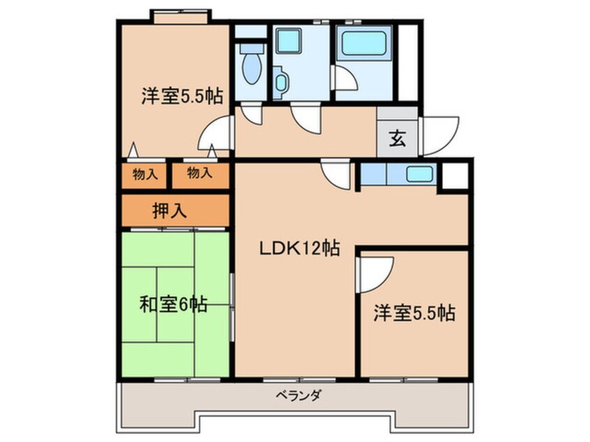 間取図 エトワール日進
