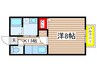 クラスティーナ　A棟 1Kの間取り
