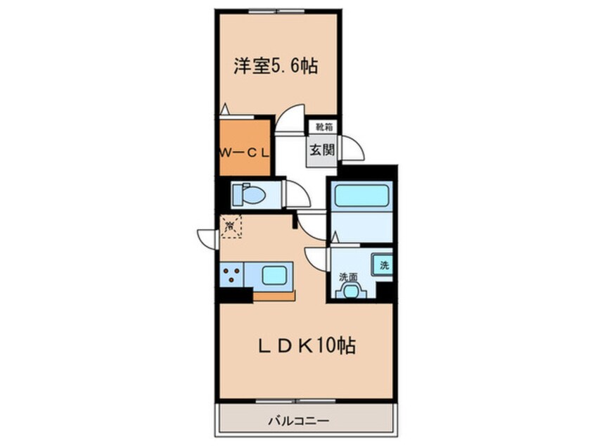 間取図 モアクレシア