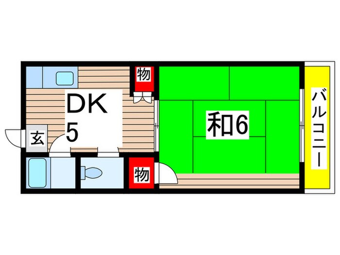 間取り図 コ－ポ日和