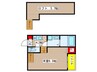 Ａｎｇｅ－ａｉｌｅ 1Kの間取り