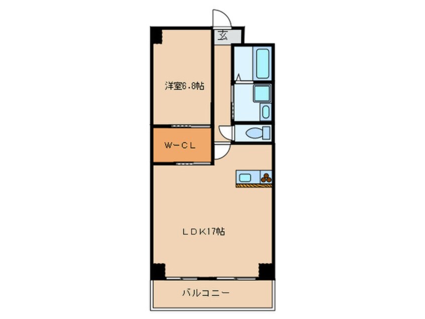 間取図 天神山マンション１号館