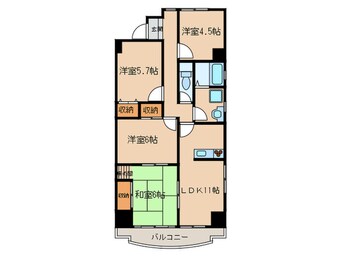 間取図 天神山マンション１号館