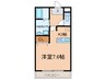 Vingt et un Bonheur表山 1Rの間取り