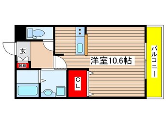 間取図 Vingt et un Bonheur表山