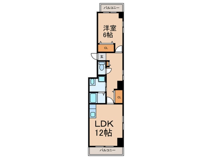 間取り図 ドリ－ム新栄
