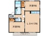 ウィルモア２１Ｂ 2LDKの間取り