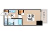 S-RESIDENCE堀田North 1Kの間取り
