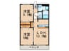 センチュリ－マンション 2LDKの間取り