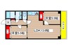 ランドハウス汐路 2LDKの間取り