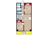 ランドハウス汐路 2LDKの間取り