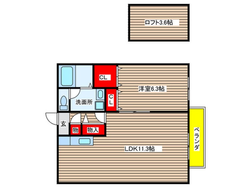 間取図 ロイヤルコート水広下