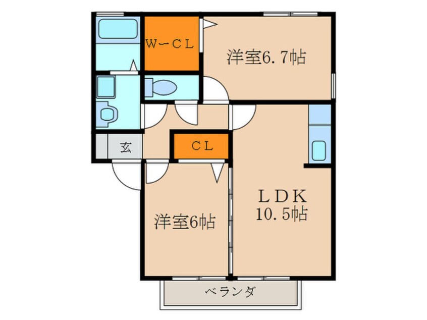 間取図 ベシ－ノ・プリマリ－ア