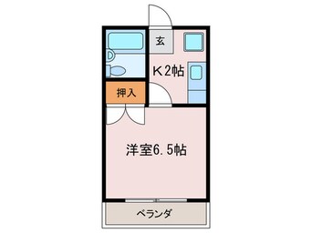 間取図 コーポ東海Ⅱ