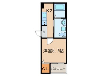 間取図 コンフォルテ藤江