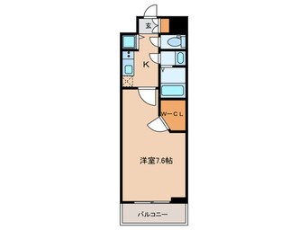 間取図 プレサンス栄ライズ（1307）
