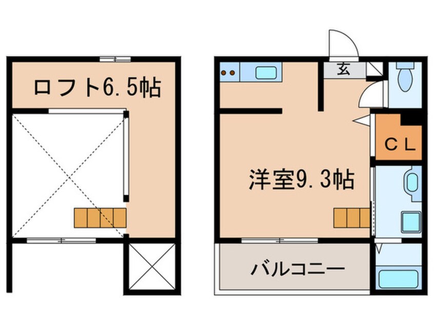 間取図 コンフォート本陣通