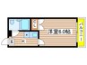 ミリアンアクアノース 1Kの間取り