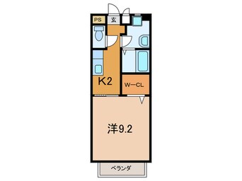 間取図 フレシ－ル寺山