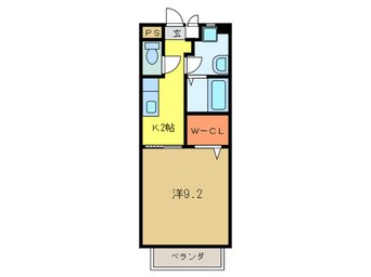 間取図 フレシ－ル寺山