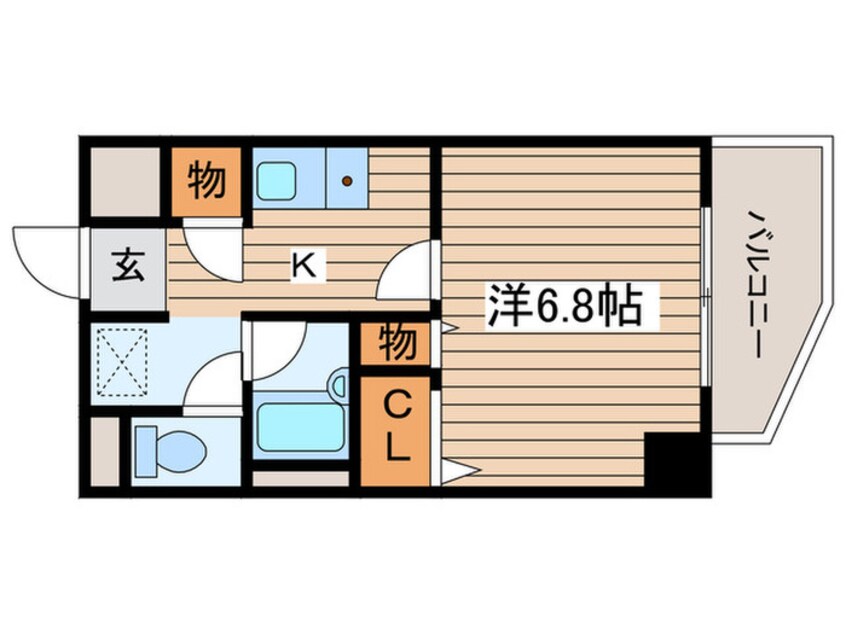 間取図 クレストMK洲山