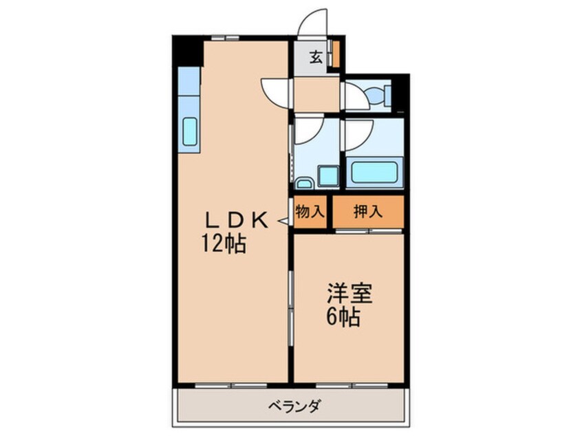 間取図 西一ビル