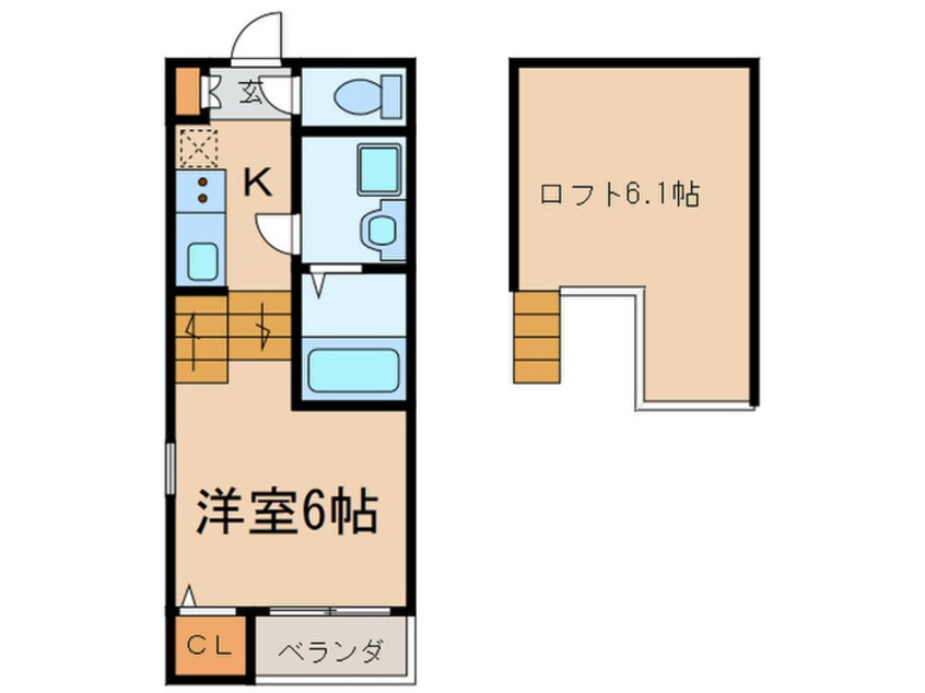 間取図 ラファージュ東海通