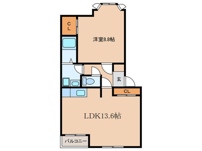 間取り図 ル－ラル宮前Ｂ棟
