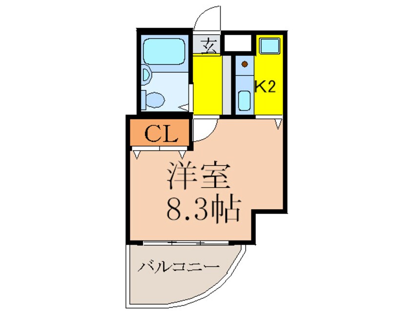 間取図 ナビシティ大須Ⅱ（９０４）