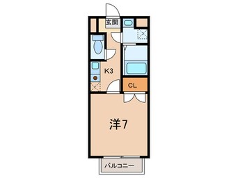 間取図 シャトー蓮池