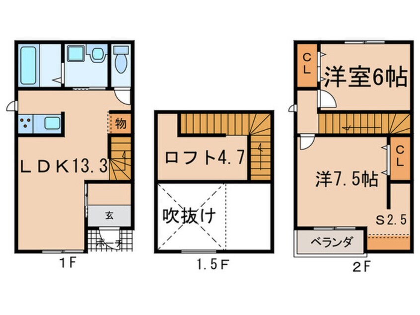 間取図 ベニール苗田