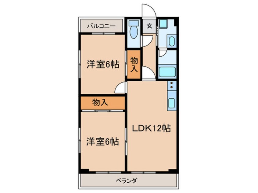 間取図 ルシア福船