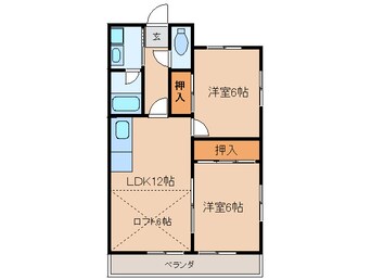 間取図 ルシア福船